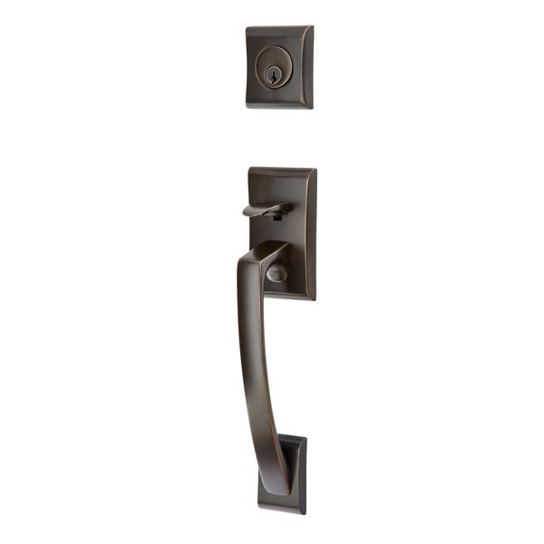 Oil Rubbed Bronze Handleset 4807HTUS10B, EMTEK, Mfr# 4807HTUS10B